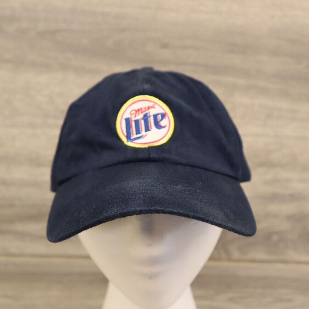 Vintage Miller Lite Baseball Cap Adjustable Back Clasp